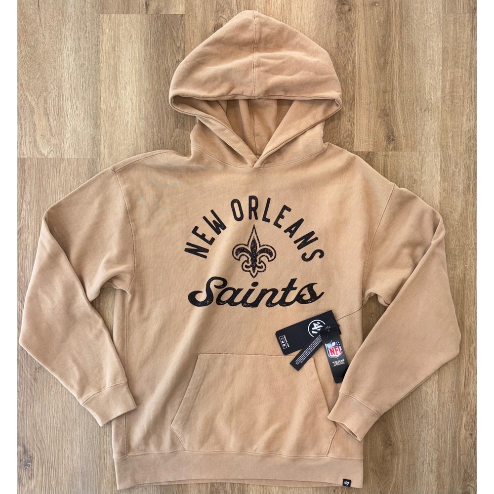 NWT Men's New Orleans Saints 47 Brans Hoodie - Medium - Sand